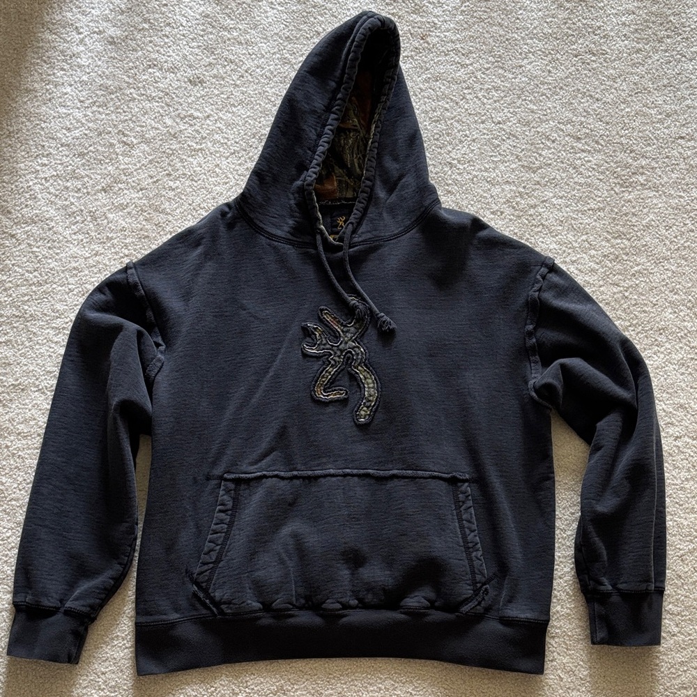 Browning Black Hoodie with Logo
